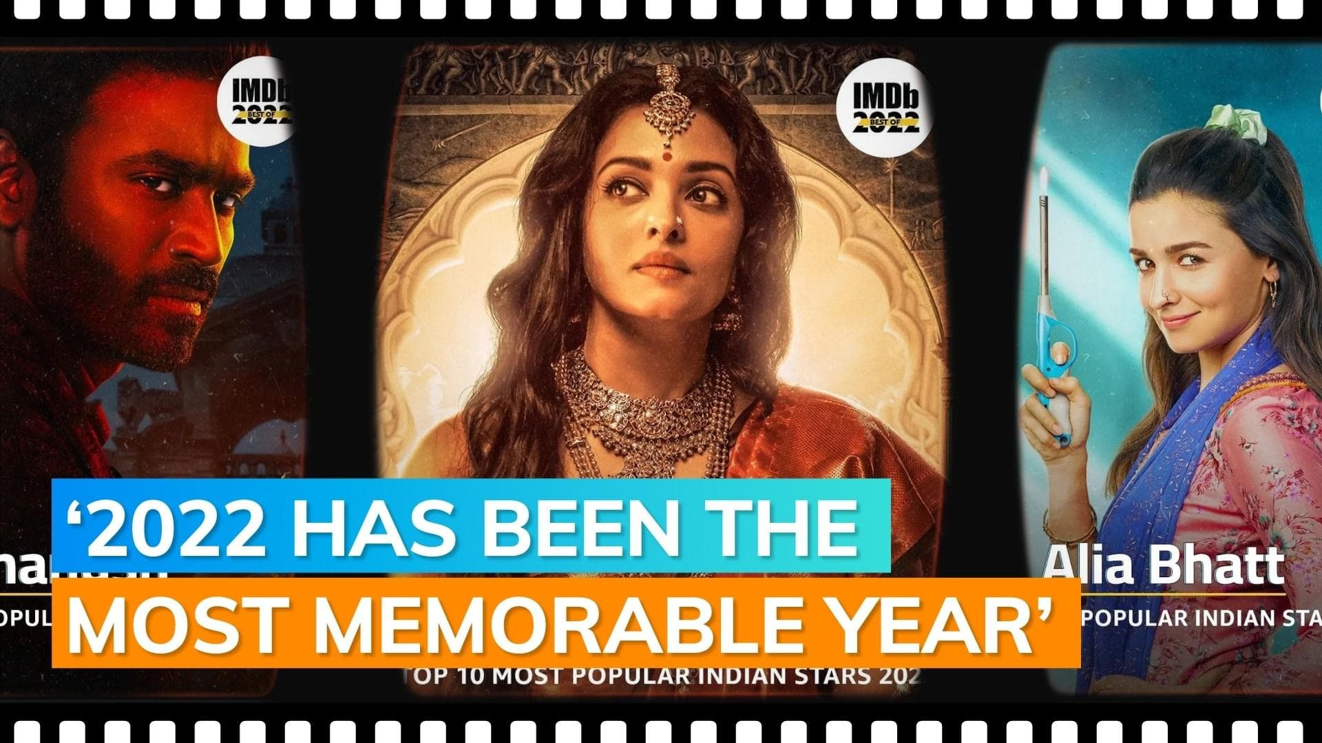 Dhanush tops IMDB's list of India's most popular stars followed by Alia Bhatt and Aishwariya Rai Bachchan