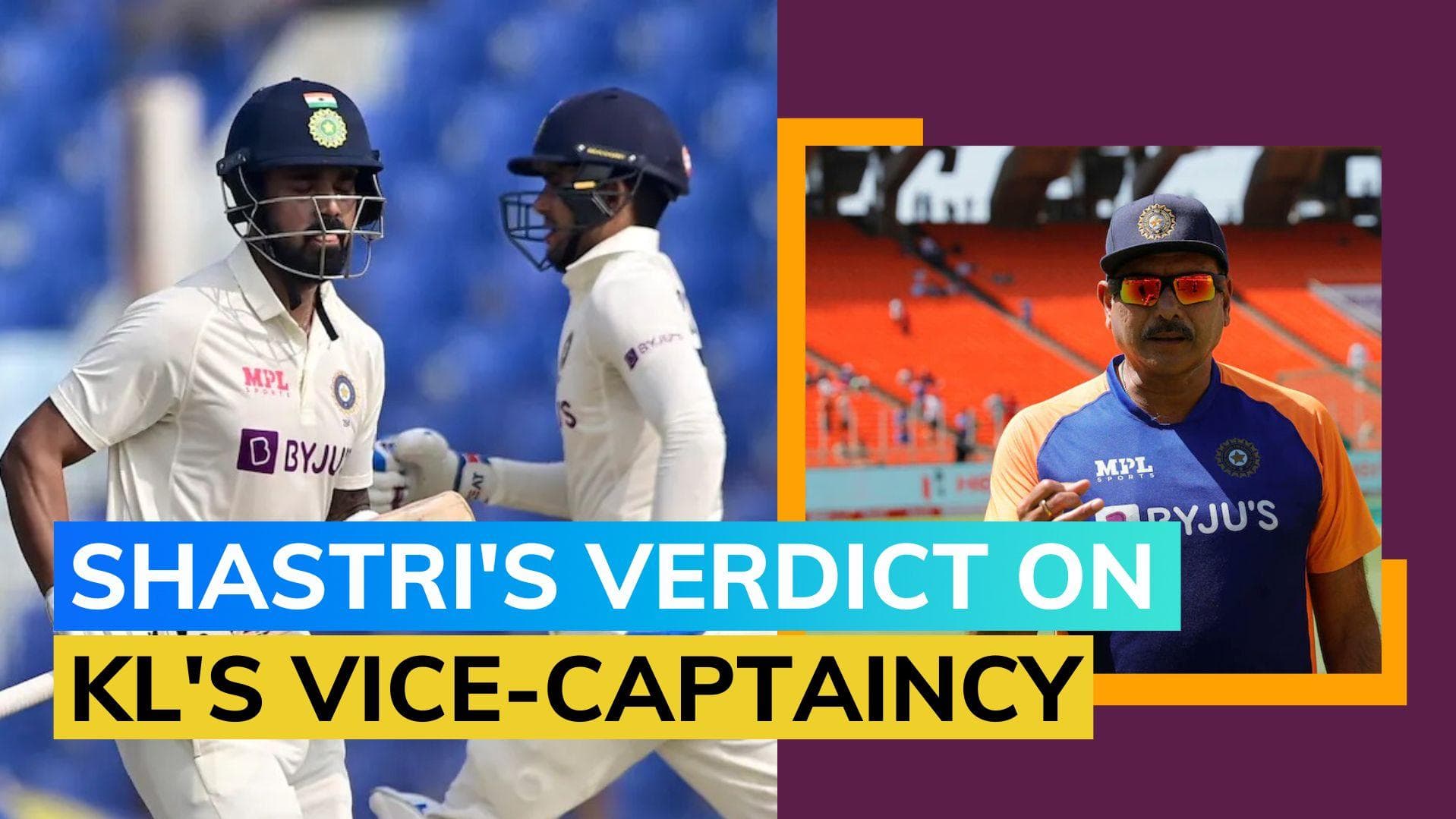 IND vs AUS: I never like vice-captain in home condition - Ravi Shastri on KL losing VC tag