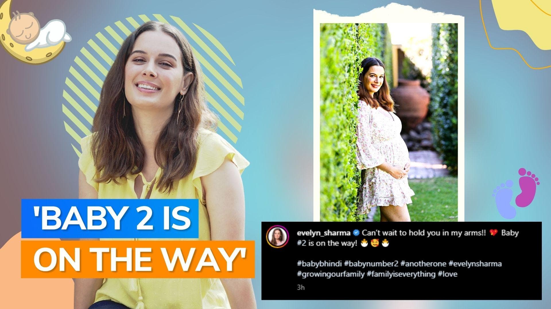 Evelyn Sharma is expecting second child with husband Tushaan Bhindi, posts pics of baby bump