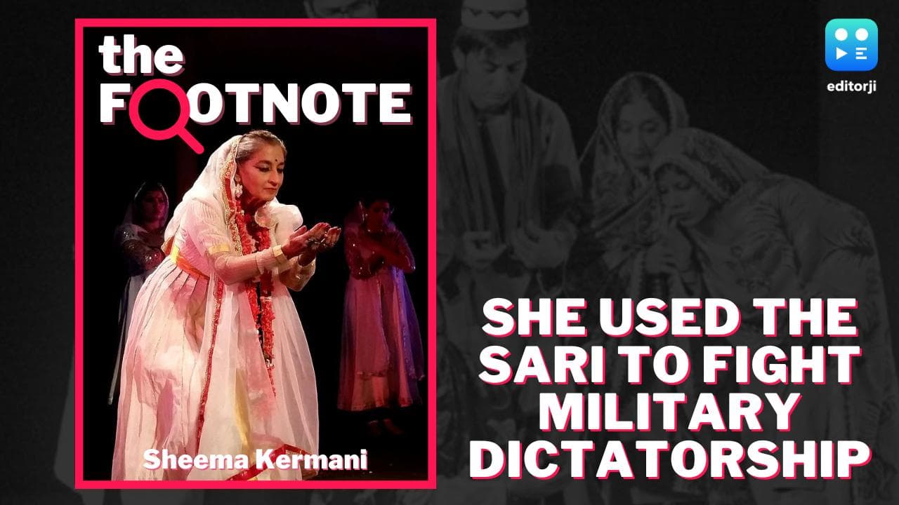 How 'Pasoori' dancer Sheema Kermani used the Sari as a symbol of resistance | The Footnote 