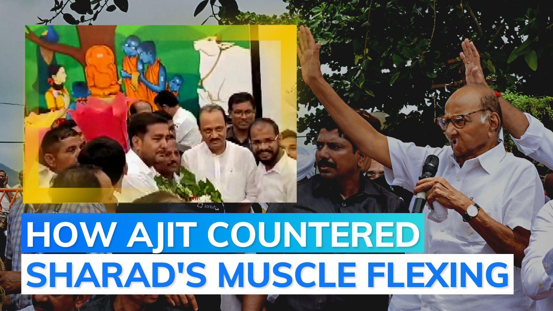 NCP split: Ajit Pawar's tit-for-tat against uncle Sharad Pawar