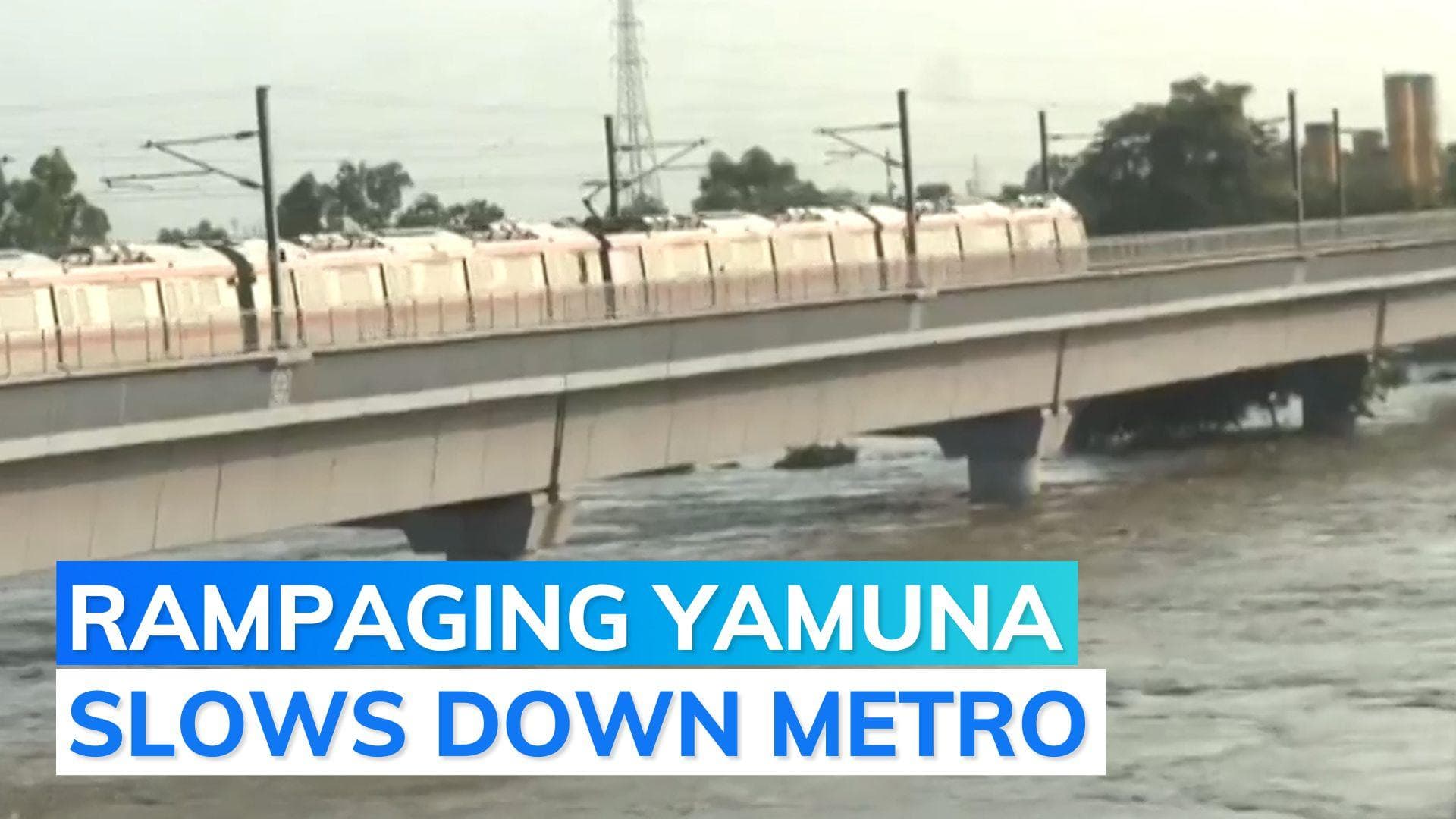 Delhi flood update:  Metro trains crossing Yamuna bridges with restricted speed 
