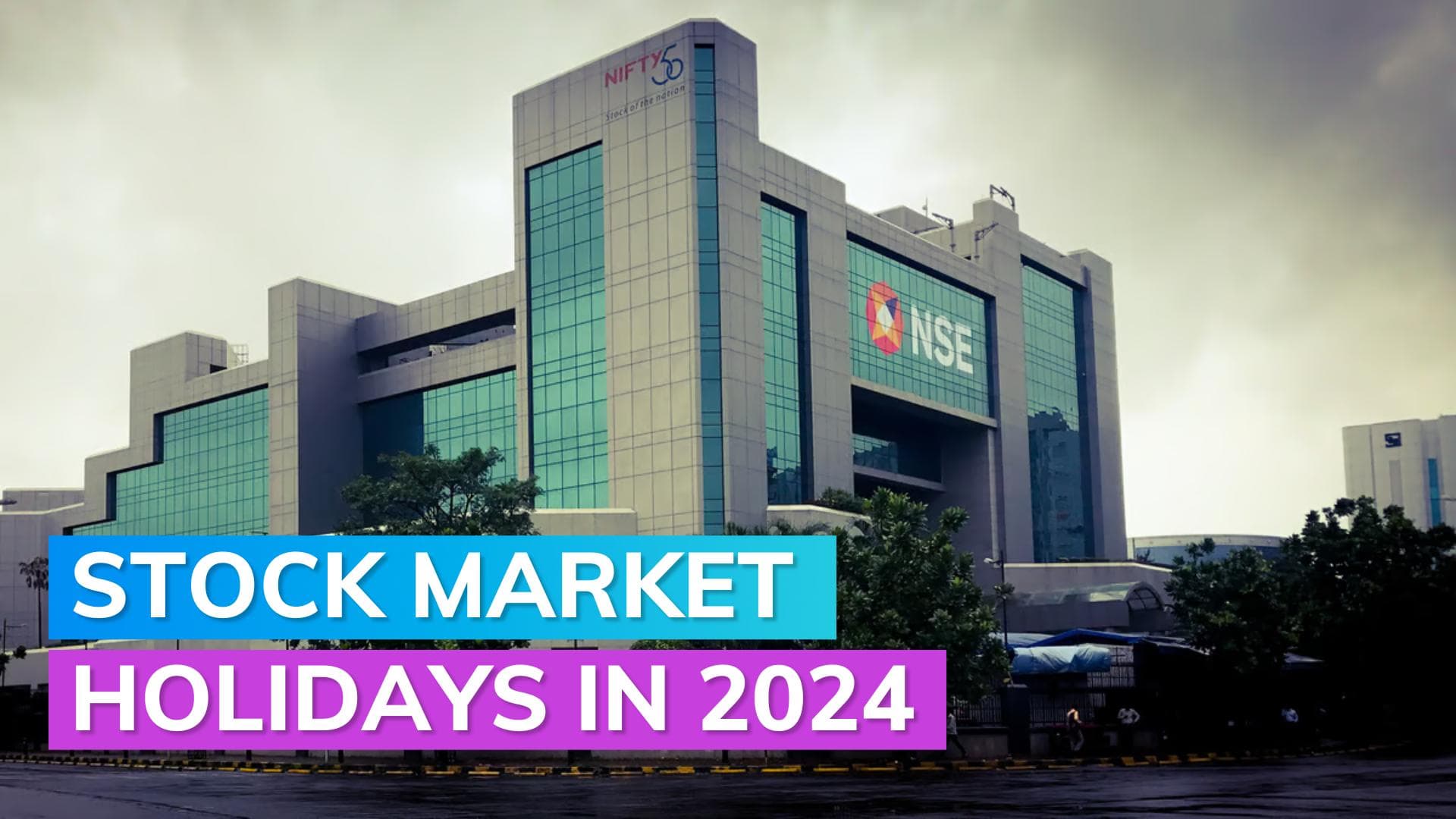 NSE announces stock market holidays in 2024: Dates below