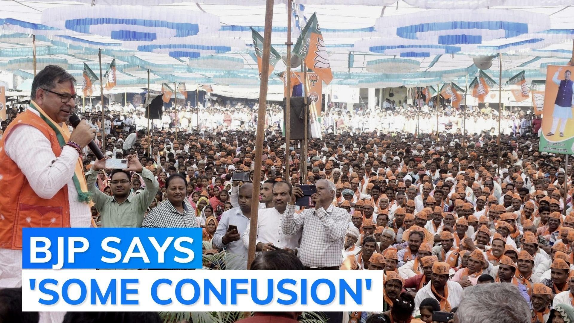 BJP first says Rajasthan Yatra suspended, then says public rallies will happen: reports | Covid