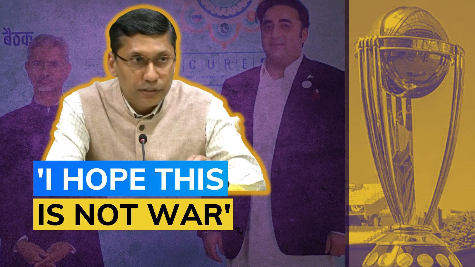 Pakistan cricket team at ICC ODI World Cup will be treated just like any other team: MEA