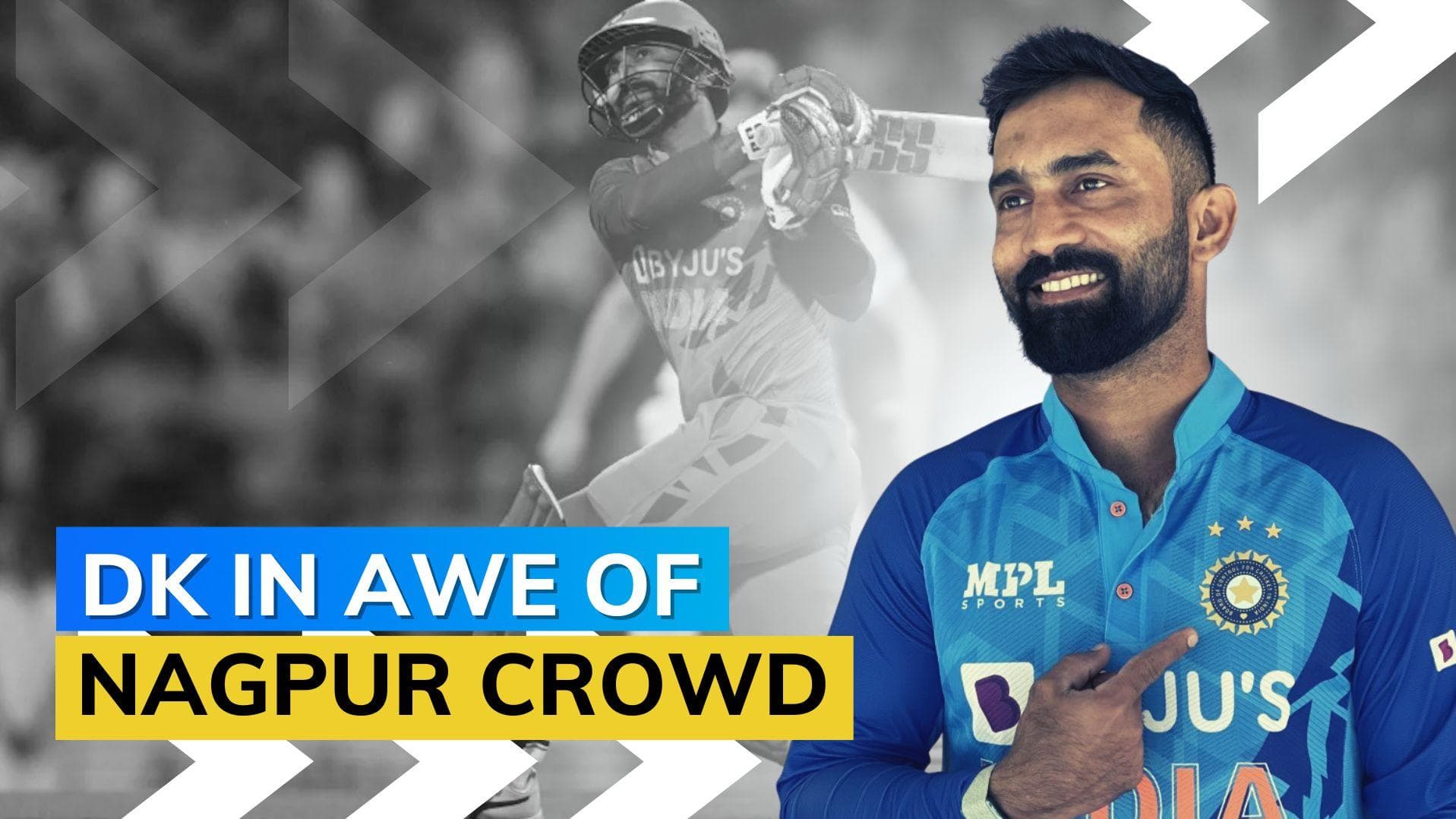 WATCH: Dinesh Karthik's appreciation for Nagpur fans after India's win goes viral