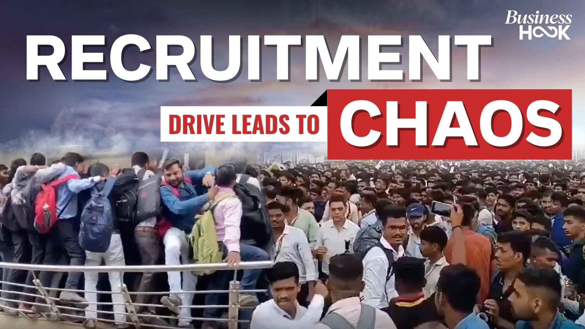 Jobs Crisis: Thousands Overwhelm Mumbai and Gujarat Recruitment Drives