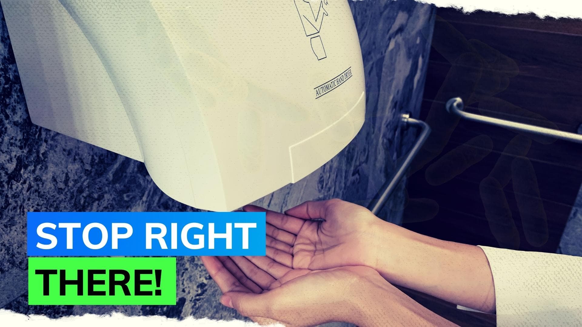 Hand dryers in public toilets are filled with bacteria, claims viral video