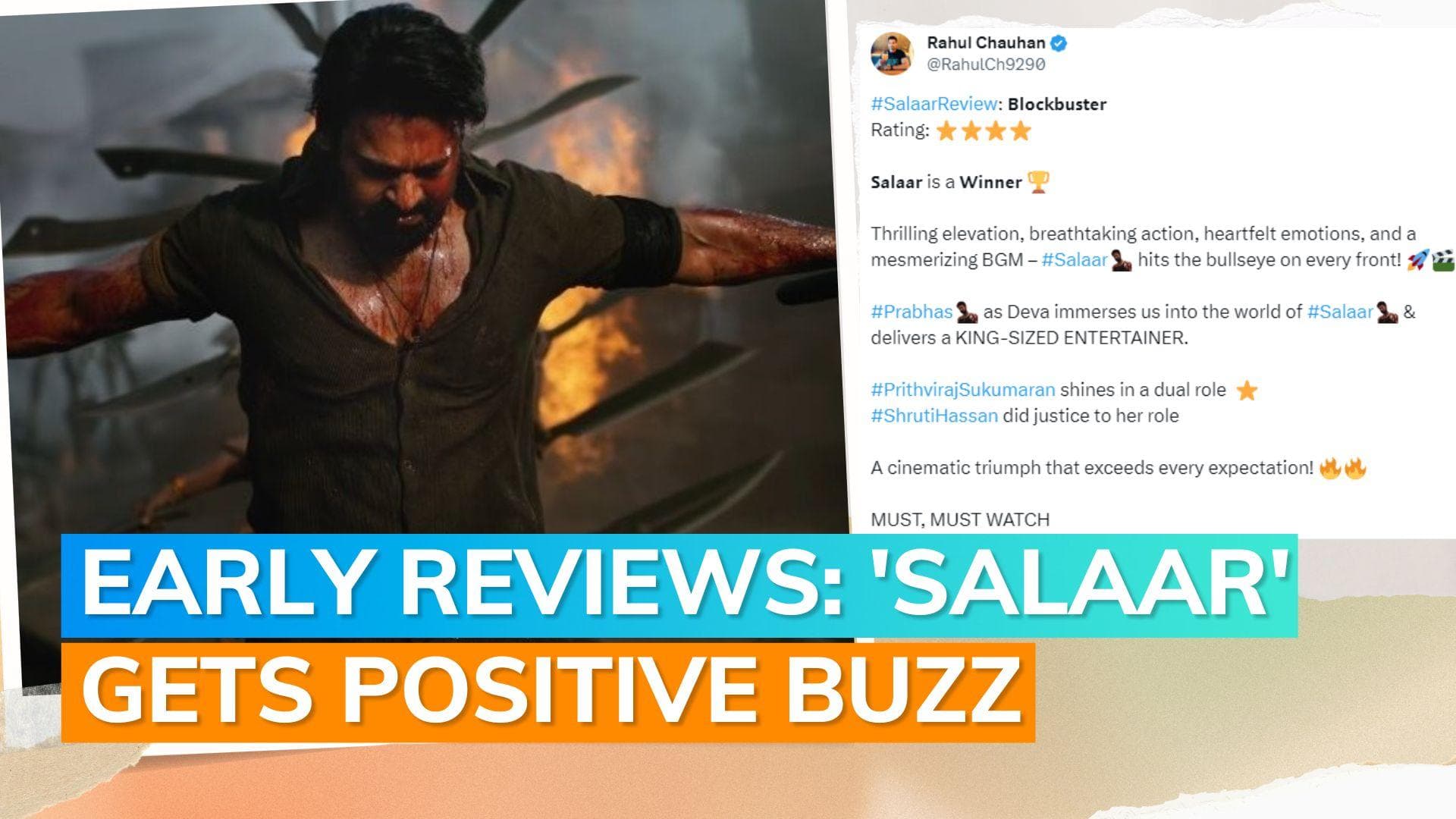 ‘Salaar’ X review: Fans call film a ‘blockbuster’; laud Prabhas and Prithviraj Sukumaran’s performance