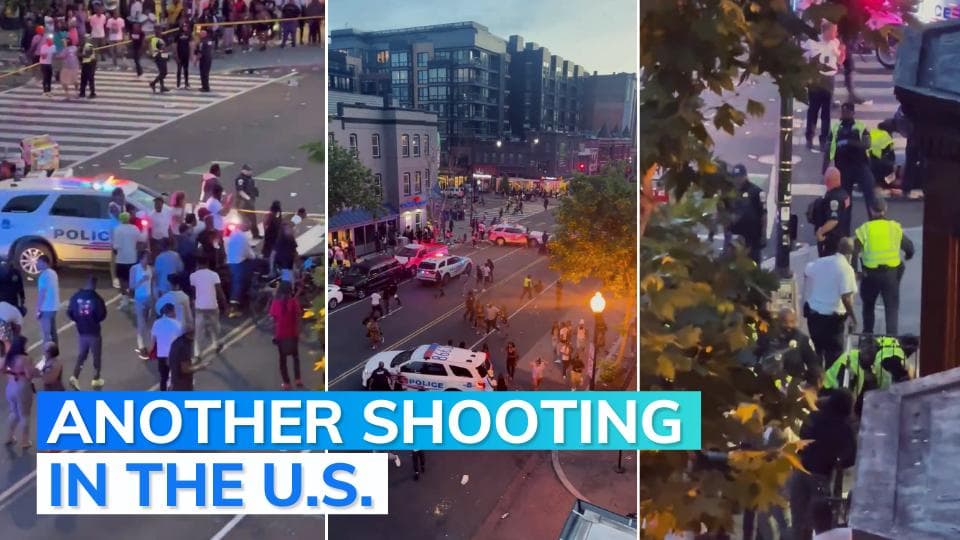 Washington DC shooting: 1 teen dead and 3 others, including cop, injured