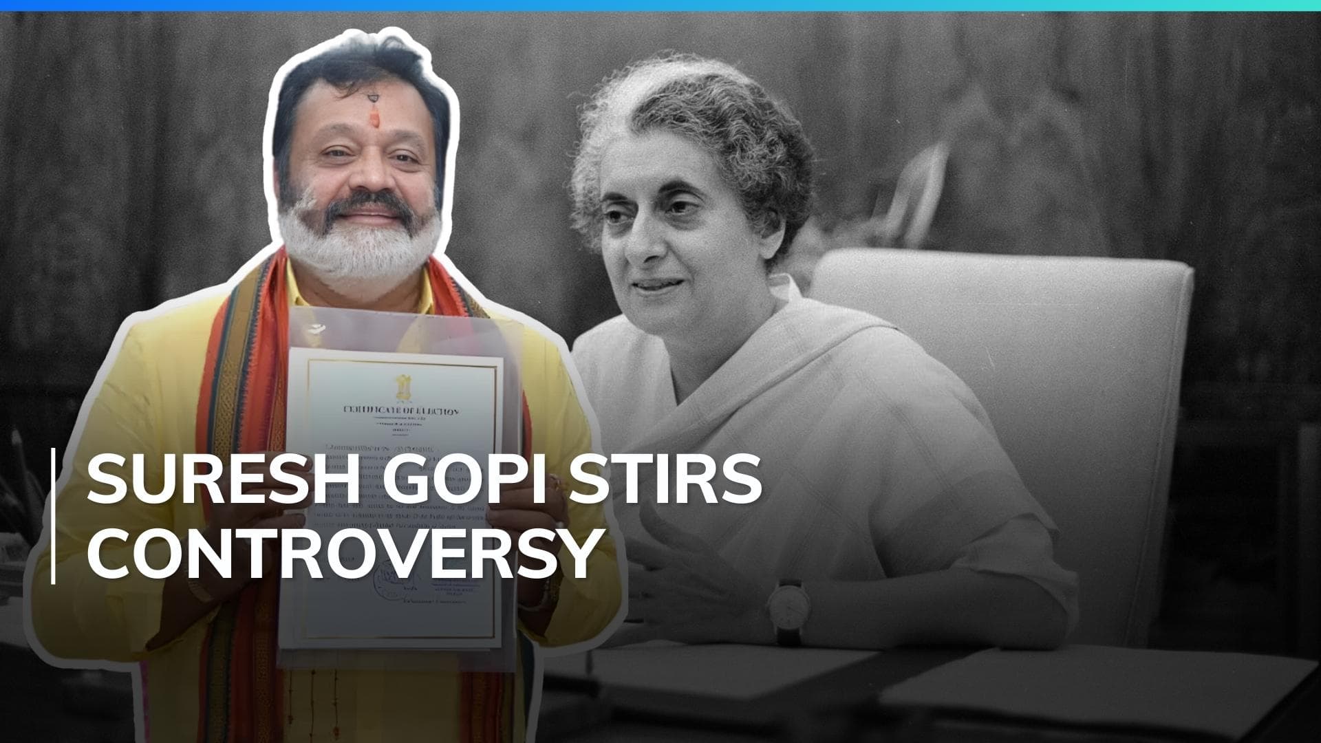 'Mother of India', 'Father of Kerala Congress': Suresh Gopi hails Indira Gandhi, former state CM