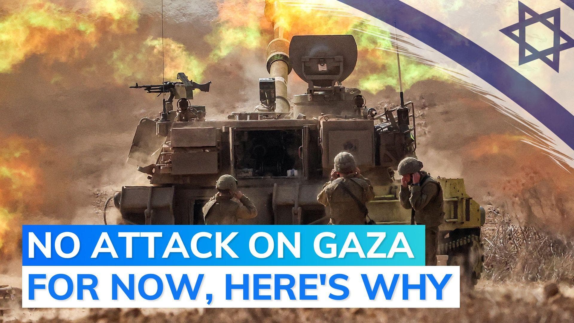 Israel-Hamas war: Israel postpones all-out ground assault on Gaza, says report