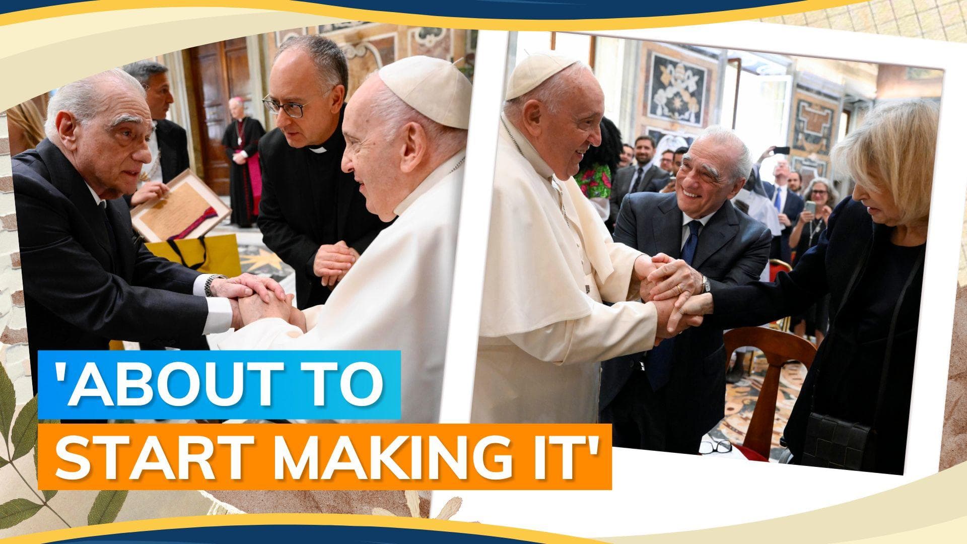 Martin Scorsese to direct a film on Jesus Christ; announces project after meeting Pope Francis