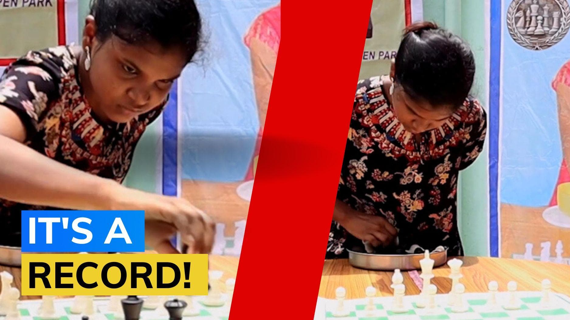 Watch! Puducherry girl makes Guinness World Record for the fastest time to arrange a chess set