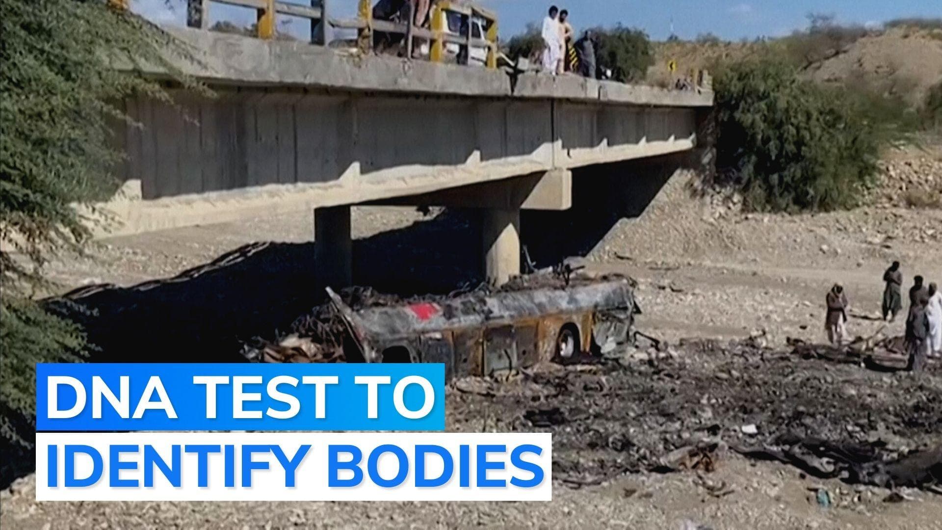 Pakistan: 42 killed as passenger bus falls into ravine, catches fire in Balochistan province