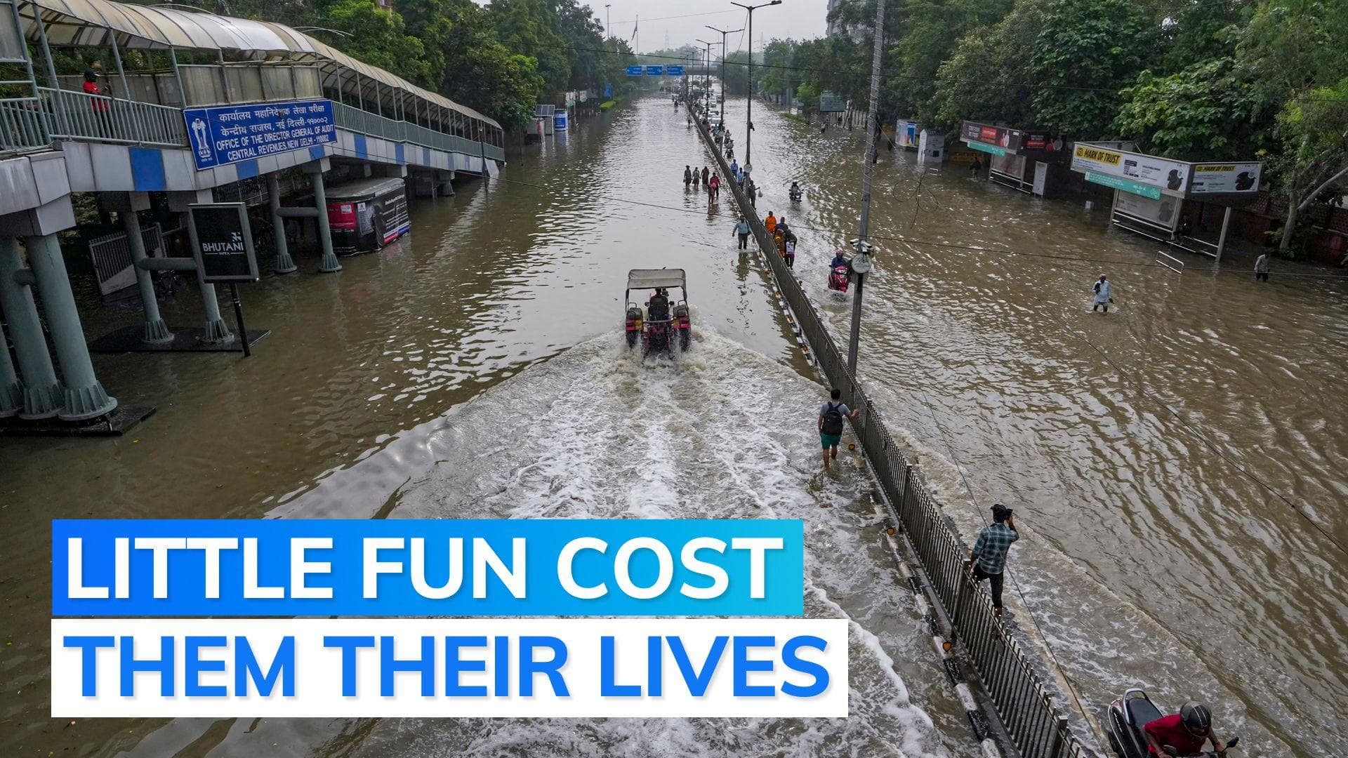 Delhi: 3 boys drown while trying to swim in flood waters