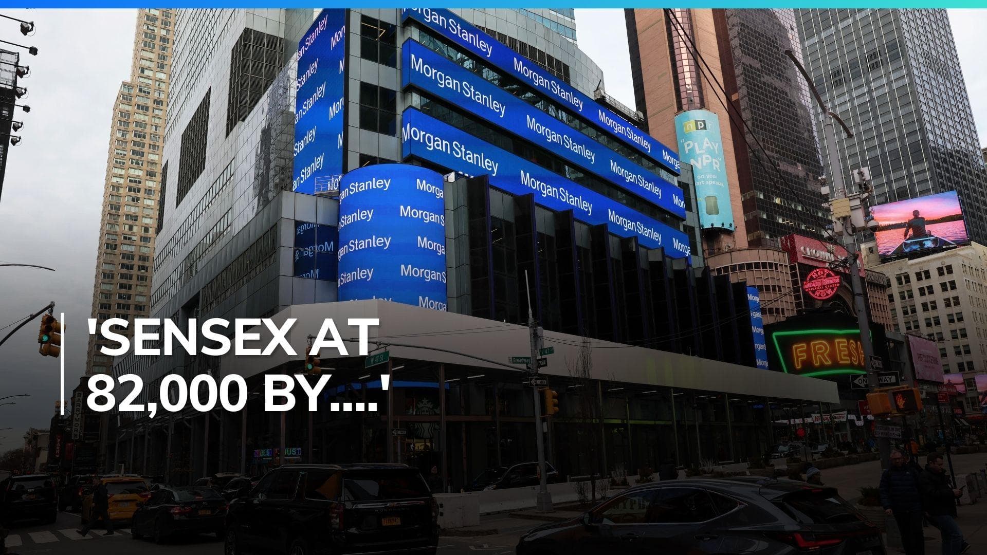 Sensex can hit 82,000 by June 2025, says Morgan Stanley