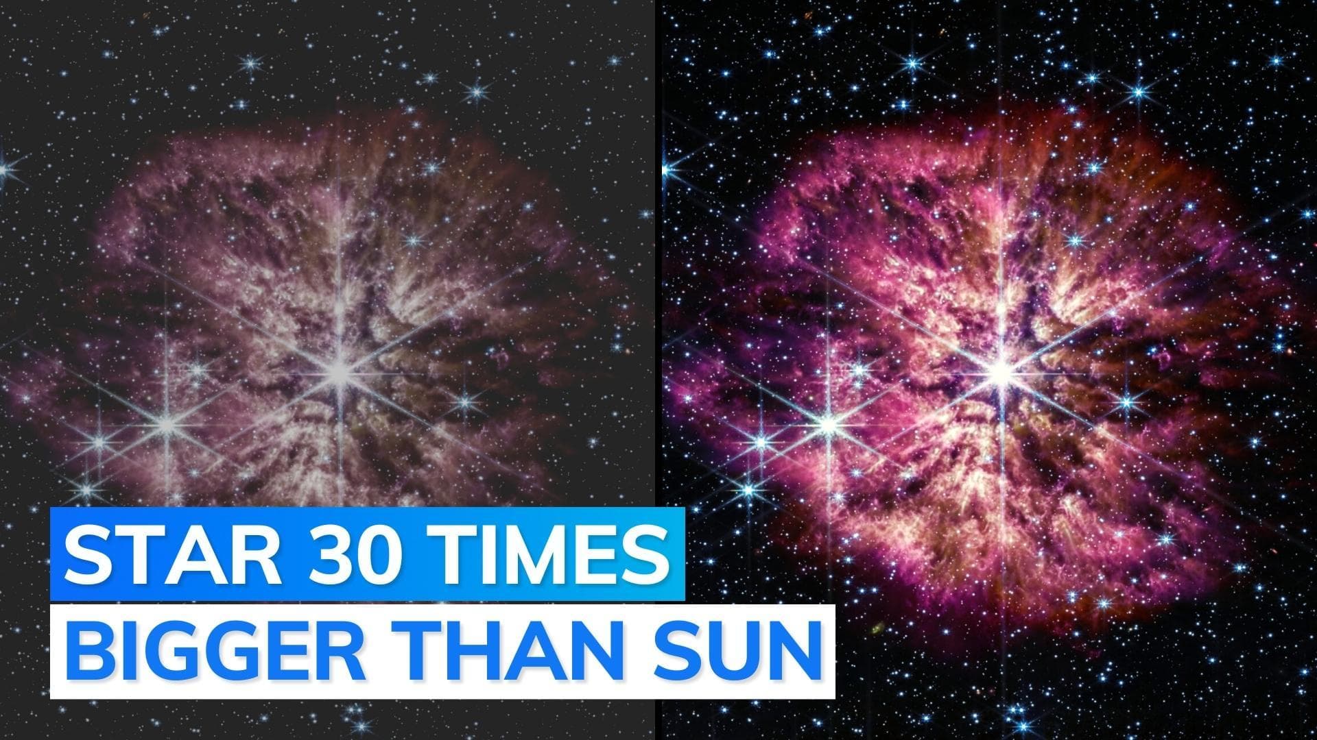 Watch: in a rare sight, NASA captures star on the cusp of death