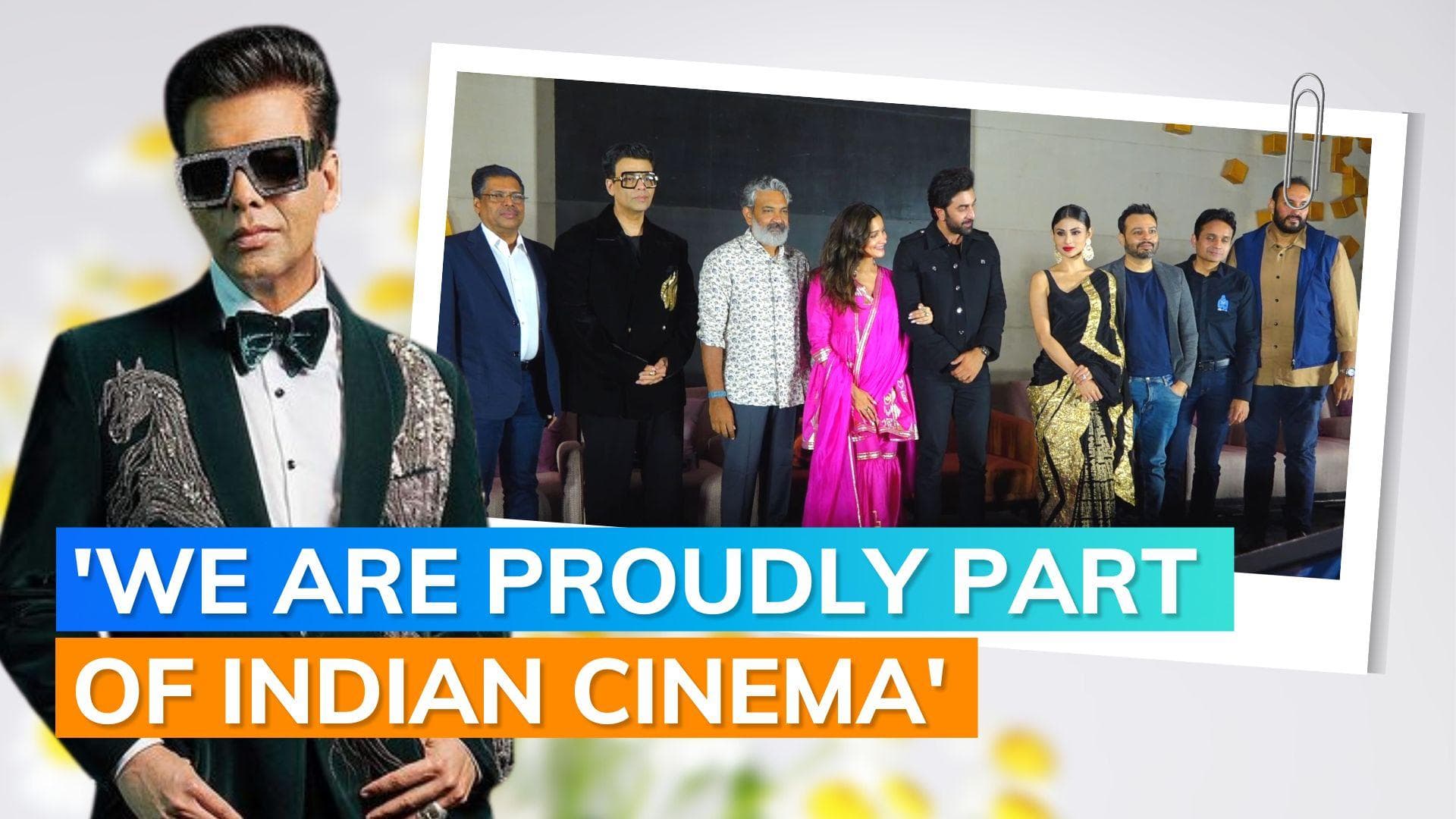 ‘Brahmastra’: ‘We are Indian cinema, no ‘woods’ anymore’; says Karan Johar during the promotional event  