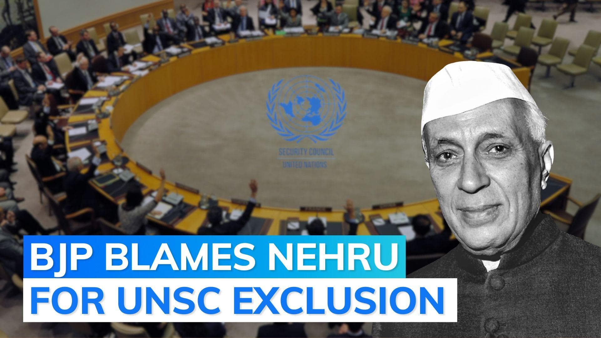 Nehru gave UN Security Council seat to China on platter: BJP