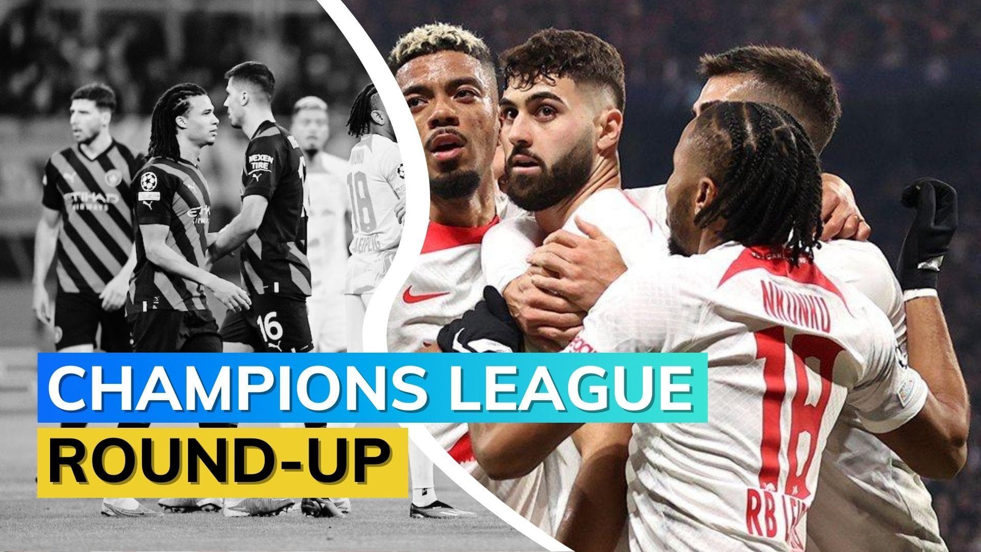 Champions League: RB Leipzig restrict Manchester City to 1-1 draw; Inter beat Porto 1-0