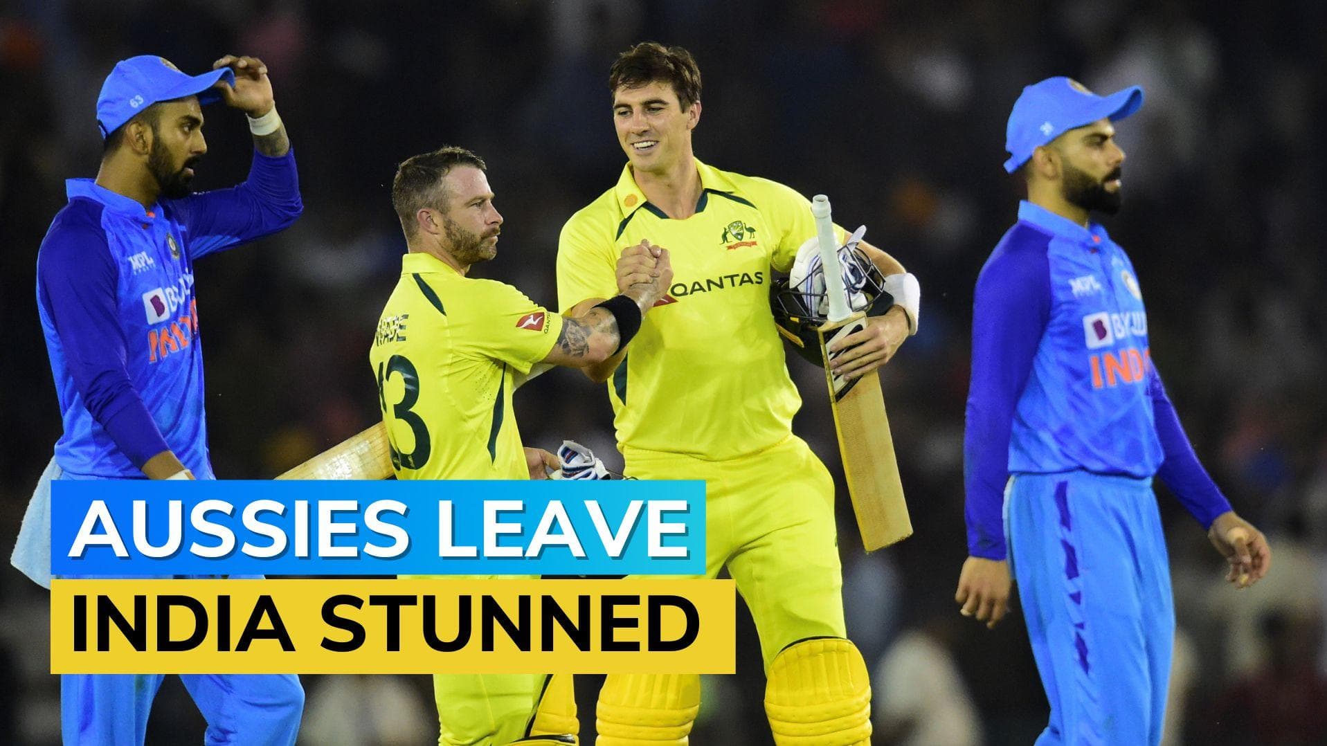 India vs Australia: Green, Wade star as visitors fashion incredible run-chase to go 1-0 up