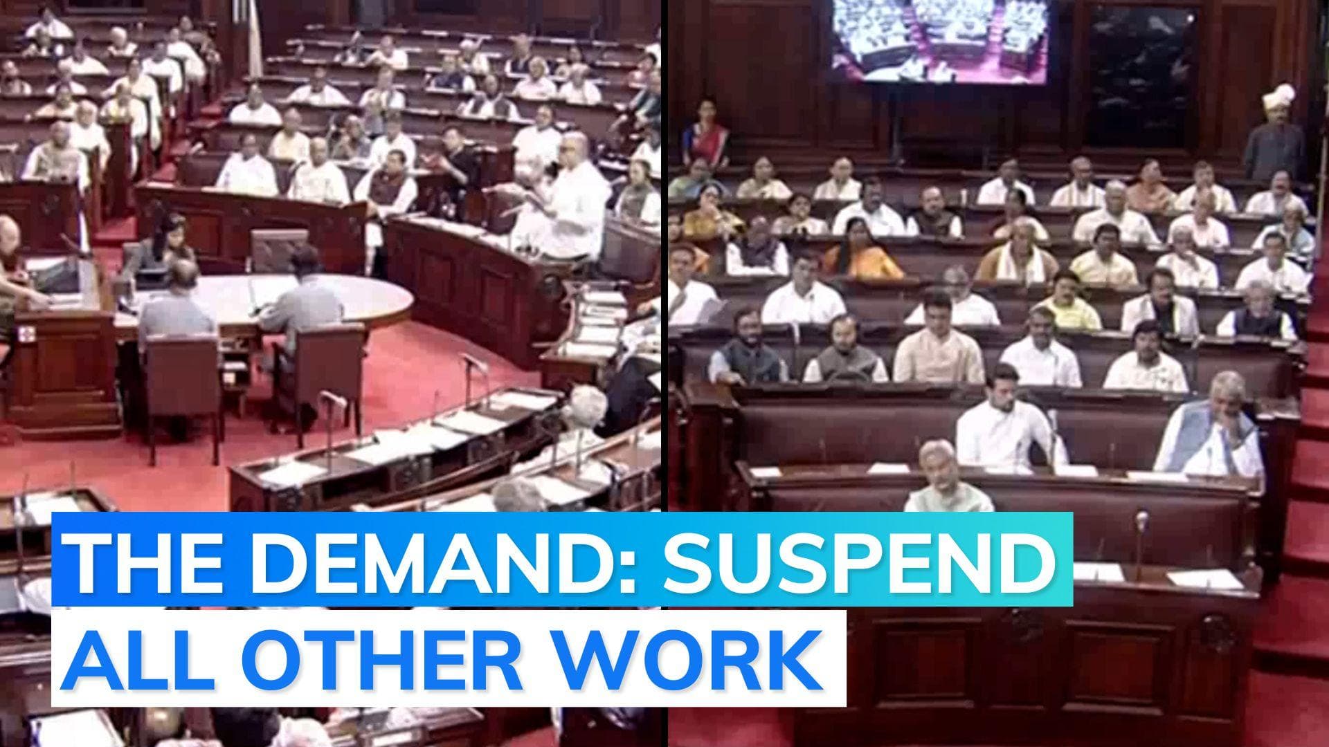 Manipur women molested video: Chaos, protests in Rajya Sabha; House adjourned for 2 hrs