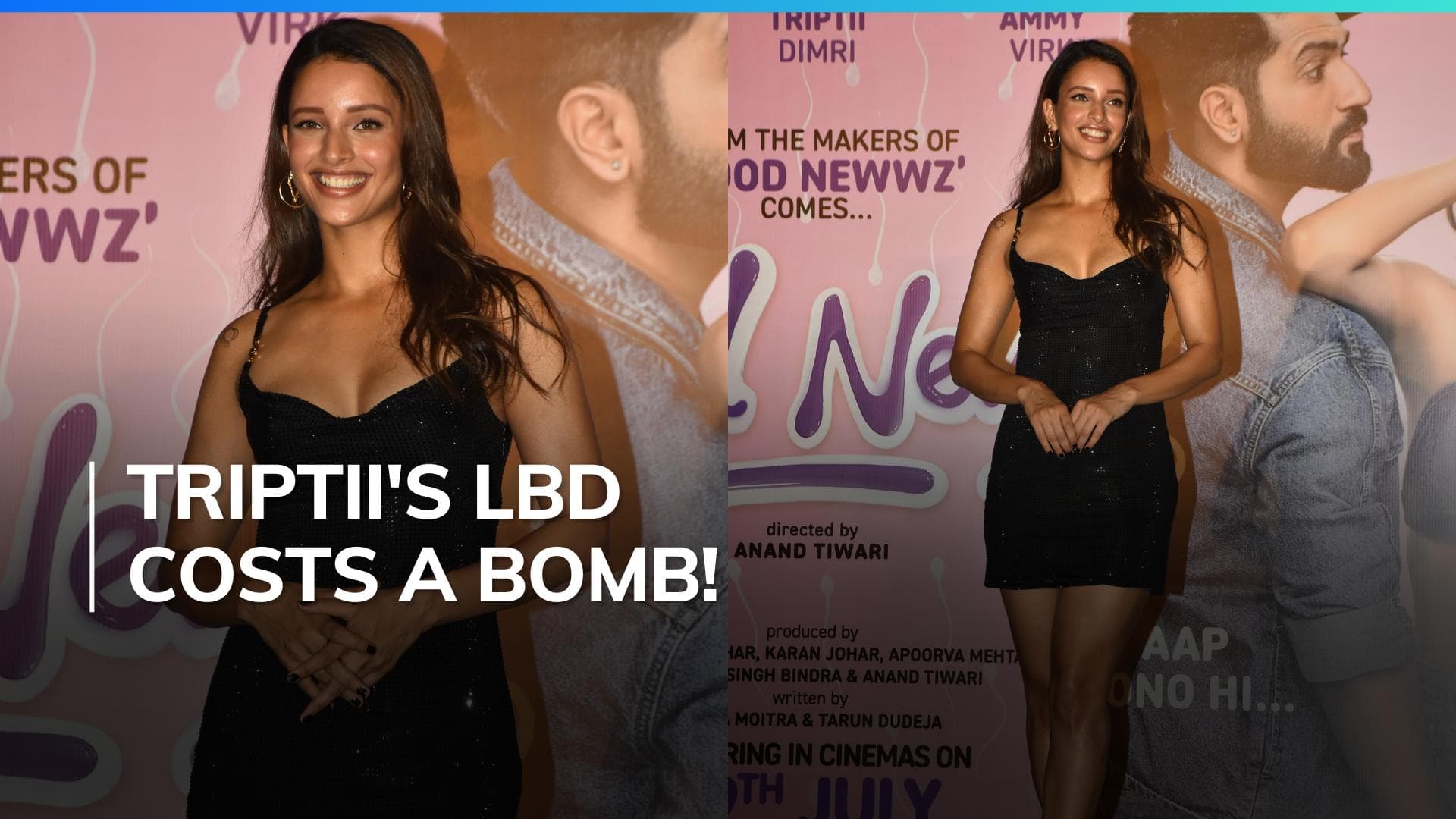 Triptii Dimri picks mini Versace dress worth ₹4.06 lakh for 'Bad Newz' trailer launch in Mumbai | Watch