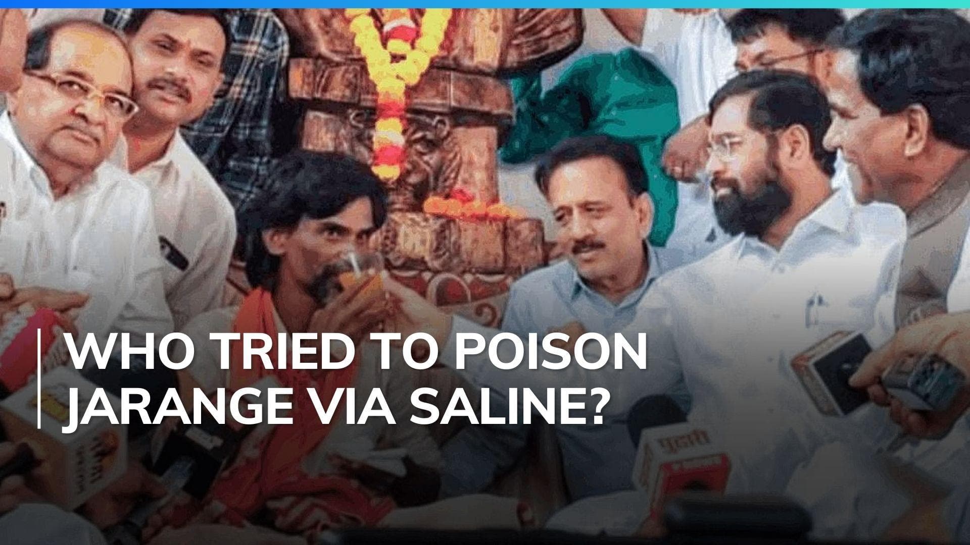 Fadnavis 'trying to kill me', CM Shinde must not listen to him: Manoj Jarange | Maratha Quota 