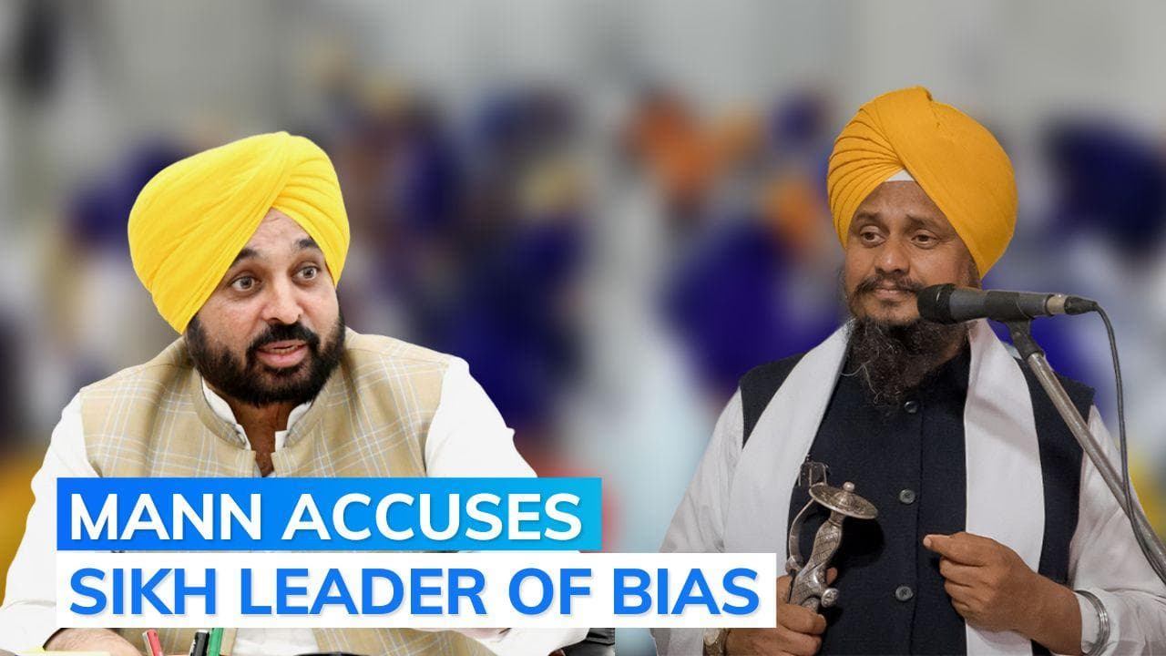 Punjab CM hits out at Akal Takht Jathedar for 'provoking' people | Amritpal crackdown