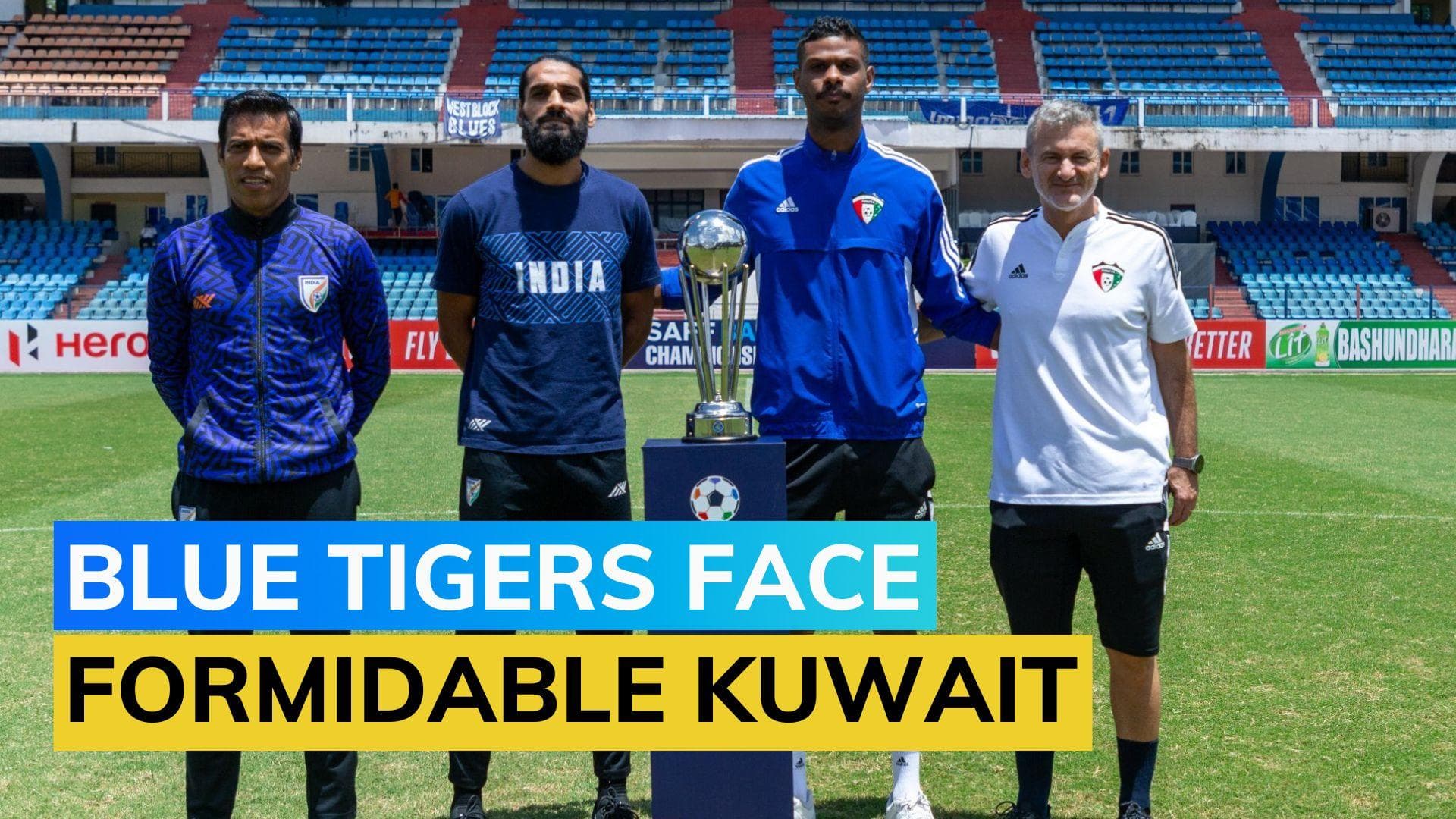 SAFF Football: India vs Kuwait Preview - Blue Tigers aiming for 9th title in final showdown