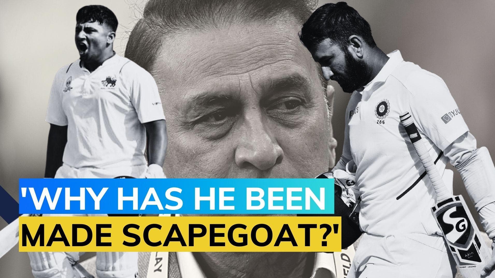 Sunil Gavaskar slams selectors for dropping Cheteshwar Pujara, ignoring Sarfaraz Khan | IND vs WI