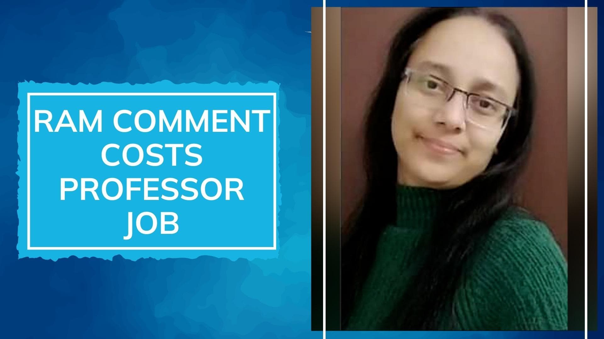 Private university fires professor for alleged derogatory remarks on Lord Ram