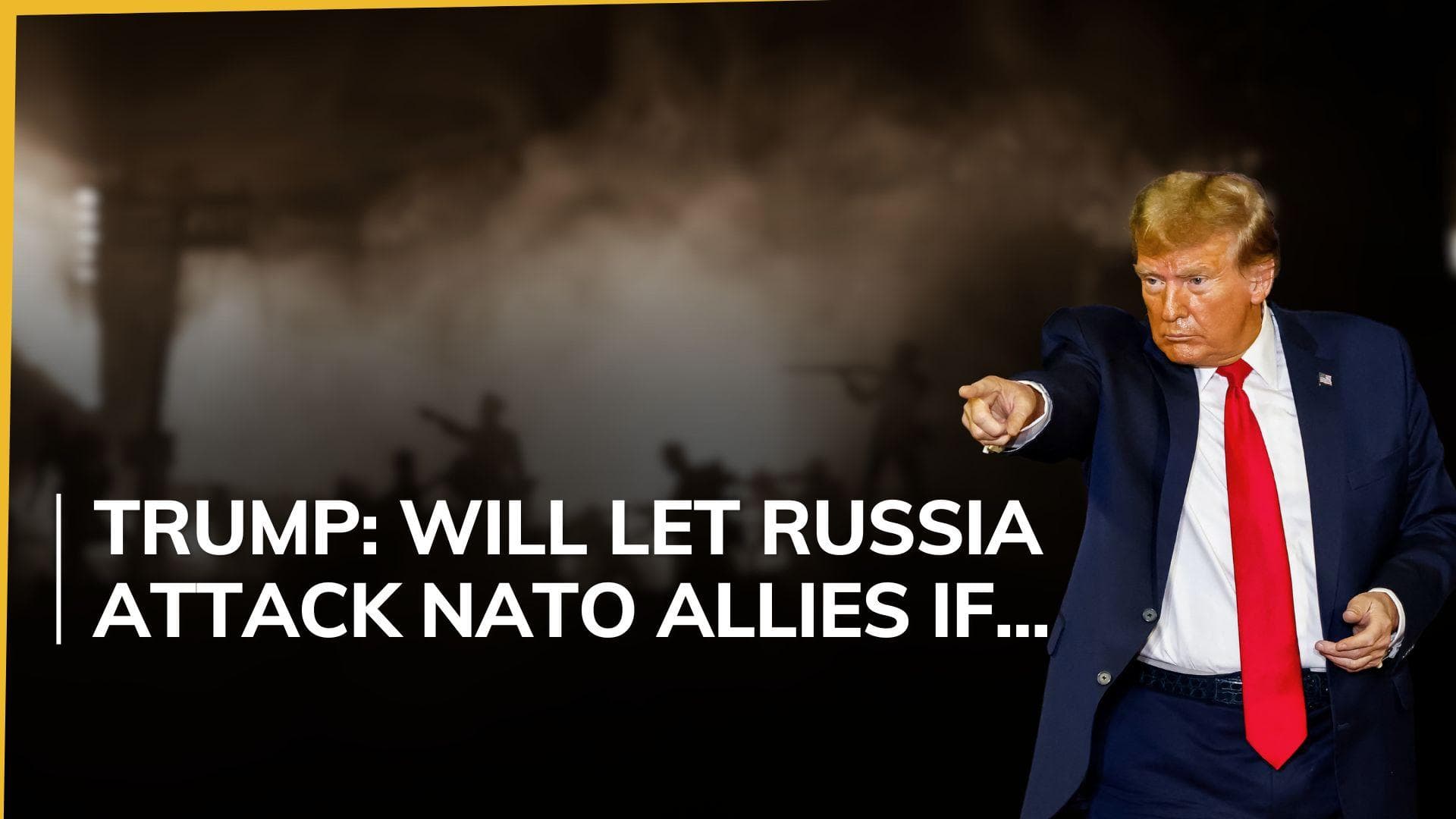 Trump's comments on NATO shocks EU, Biden calls it 'appalling and dangerous'