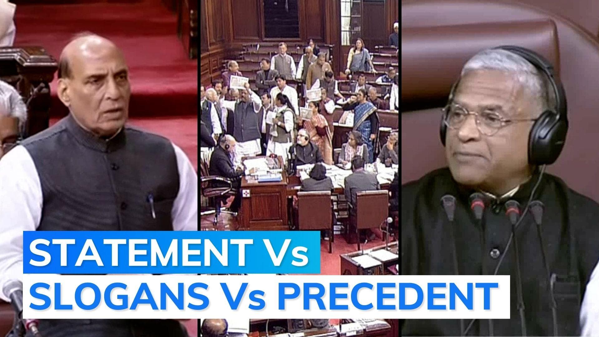 Watch: Drama in Rajya Sabha as Rajnath speaks on Tawang clash, Dy Chair advises Opposition against debate