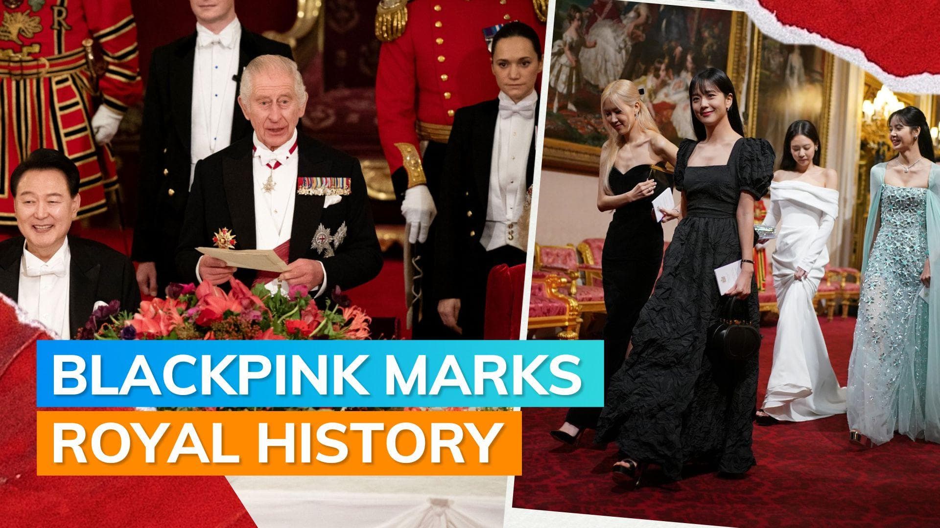 BLACKPINK gets royal welcome at South Korea-UK banquet; earns praise from King Charles | Watch 