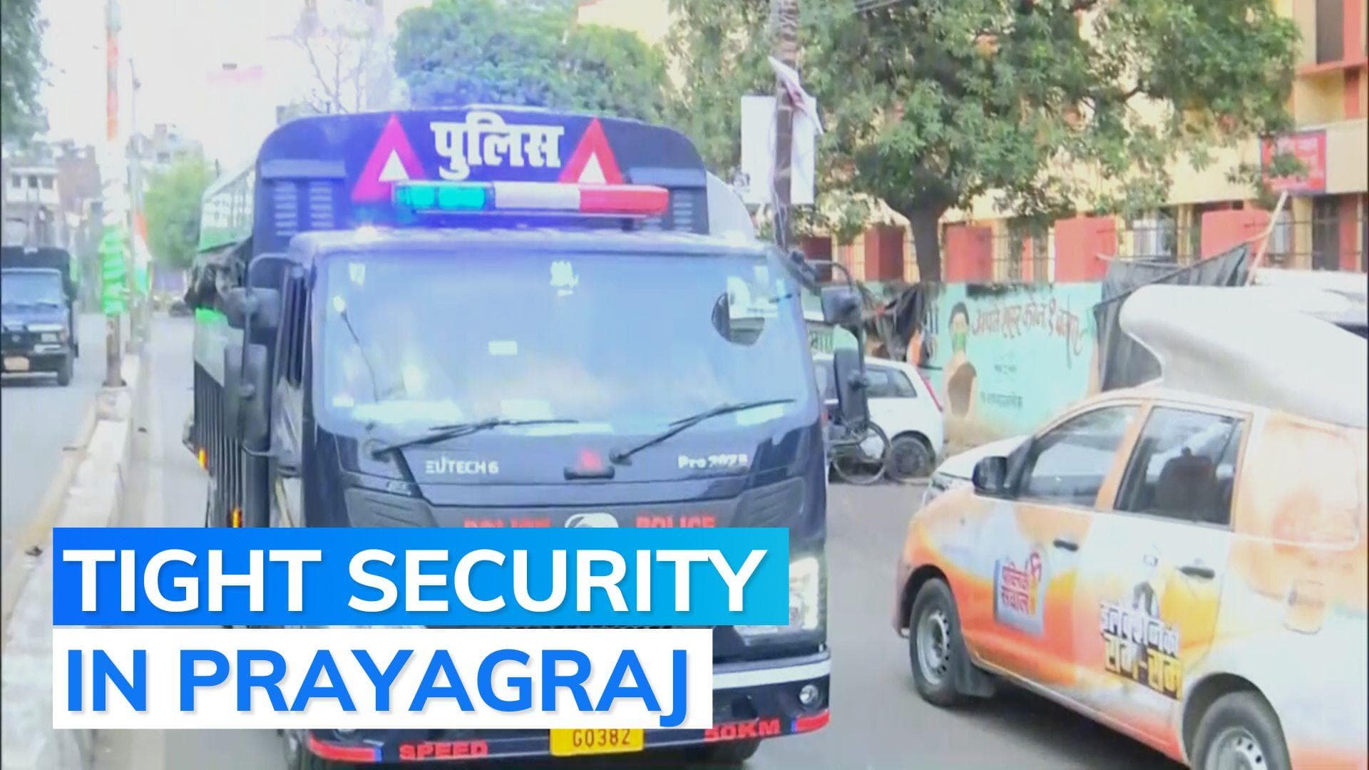 Atiq Ahmed murder: Prayagraj top cop's convoy patrols area around murder site