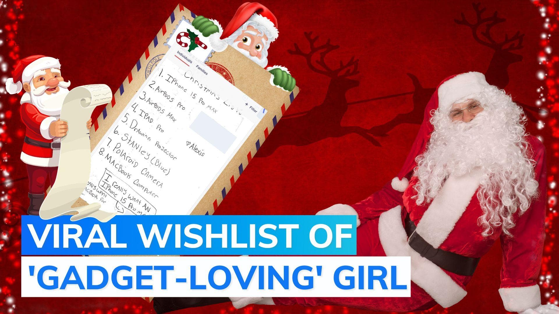 'iPhone 15, Airpods...': little girl's expensive wishlist for Christmas goes viral