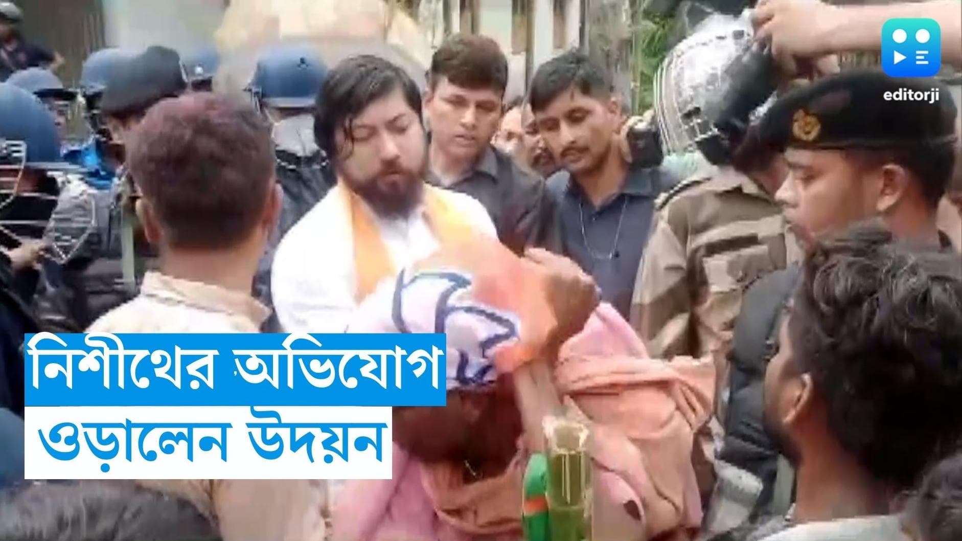 Panchayat Election 2023 : কোচবিহারের দিনহাটায় নিশীথের কনভয়ে হামলার অভিযোগ, অভিযোগ অস্বীকার