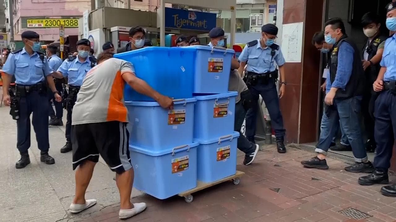 Hong Kong police raid museum commemorating 1989 Tiananmen victims