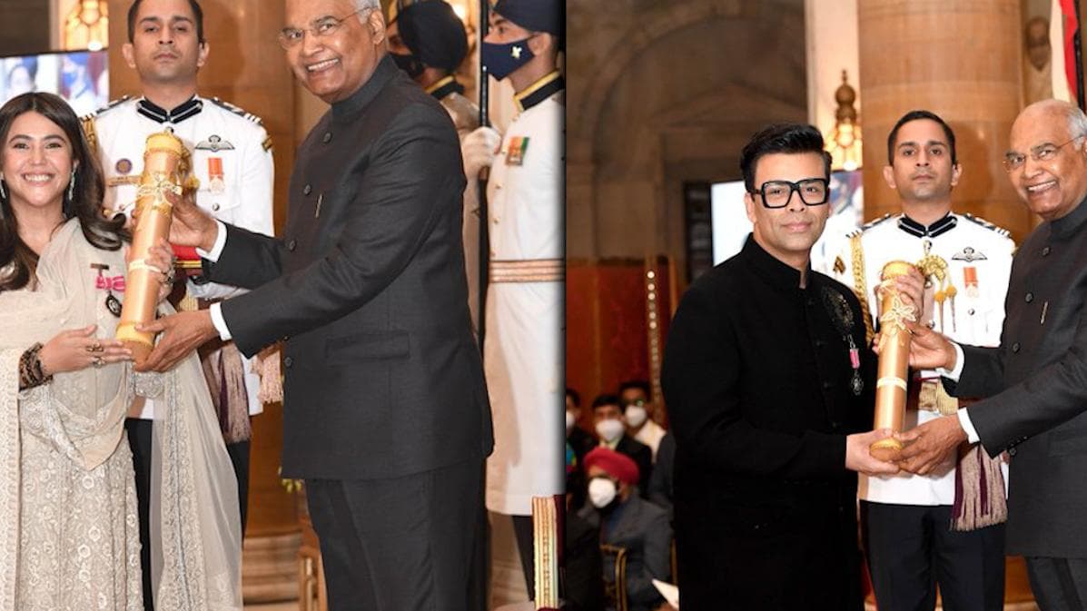 Padma Award : পদ্মশ্রী পুরস্কার সম্মান পেয়ে আপ্লুত করণ জোহর ও একতা, ইনস্টাগ্রামে শেয়ার করলেন সেই মুহূর্ত