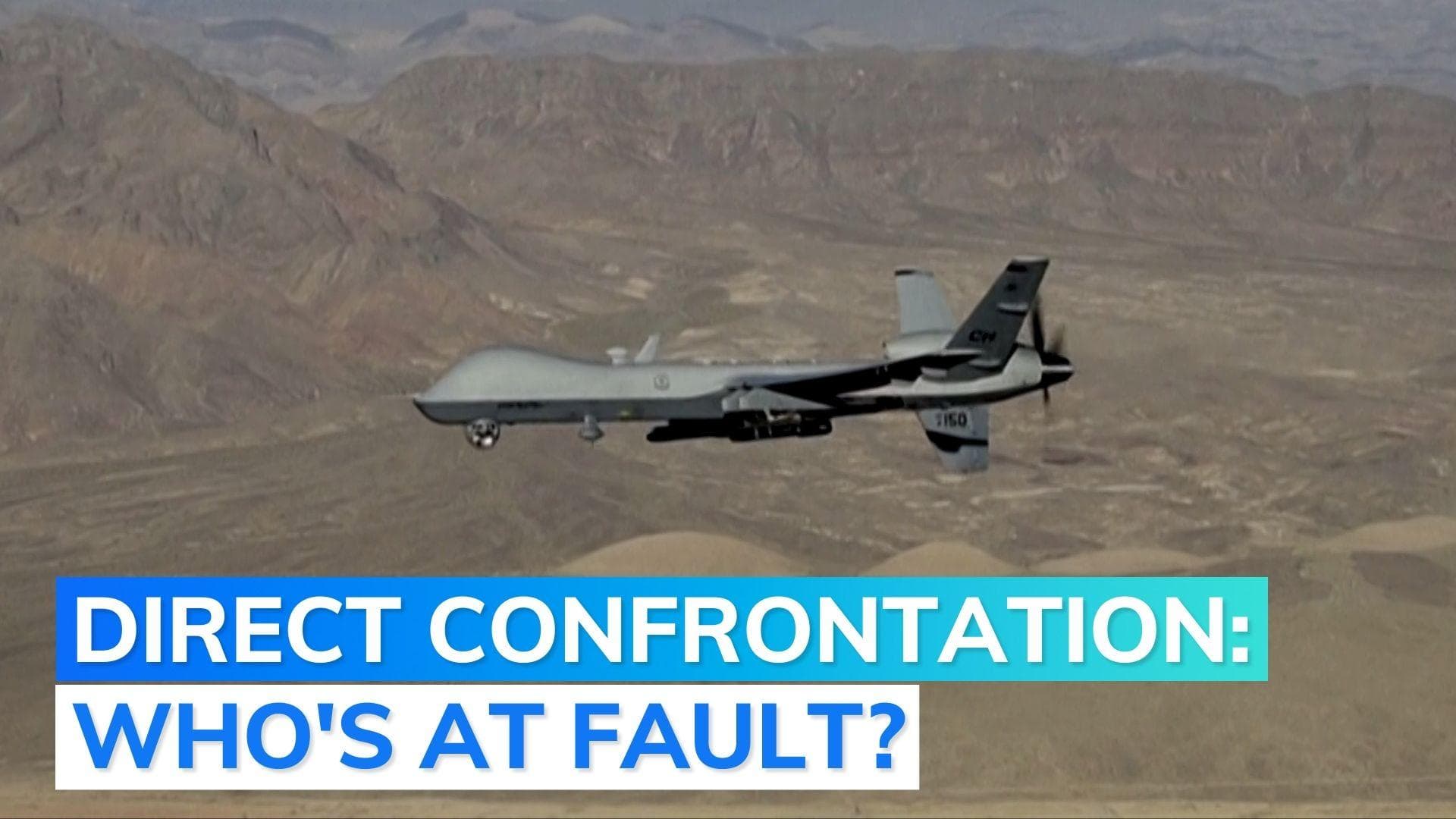 Russian jet hit US drone over Black Sea, forcing UAV crash, claims Washington