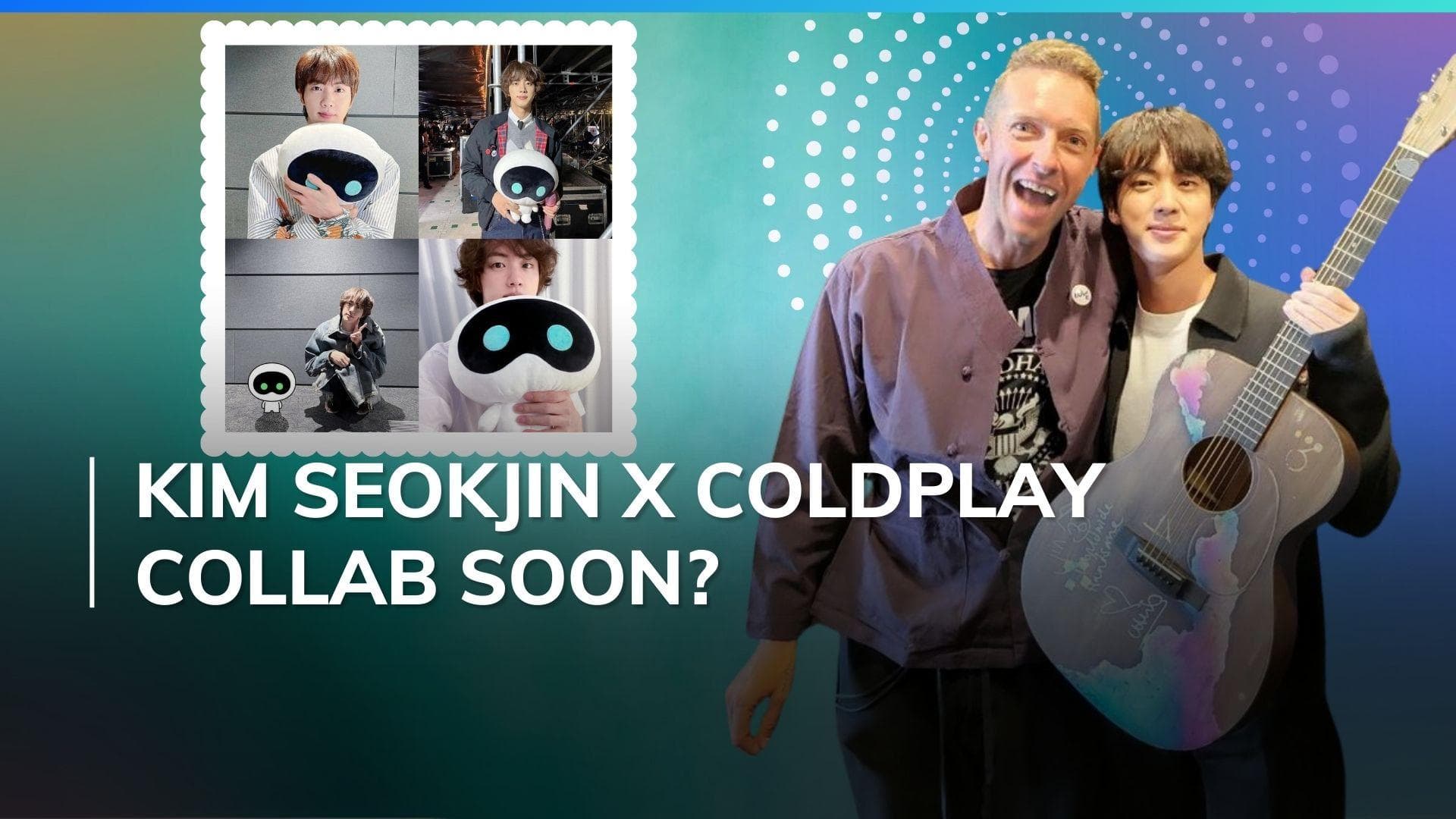 Ahead of return from military, Jin’s Wootteo sparks rumours of collaboration with Coldplay; deets inside 