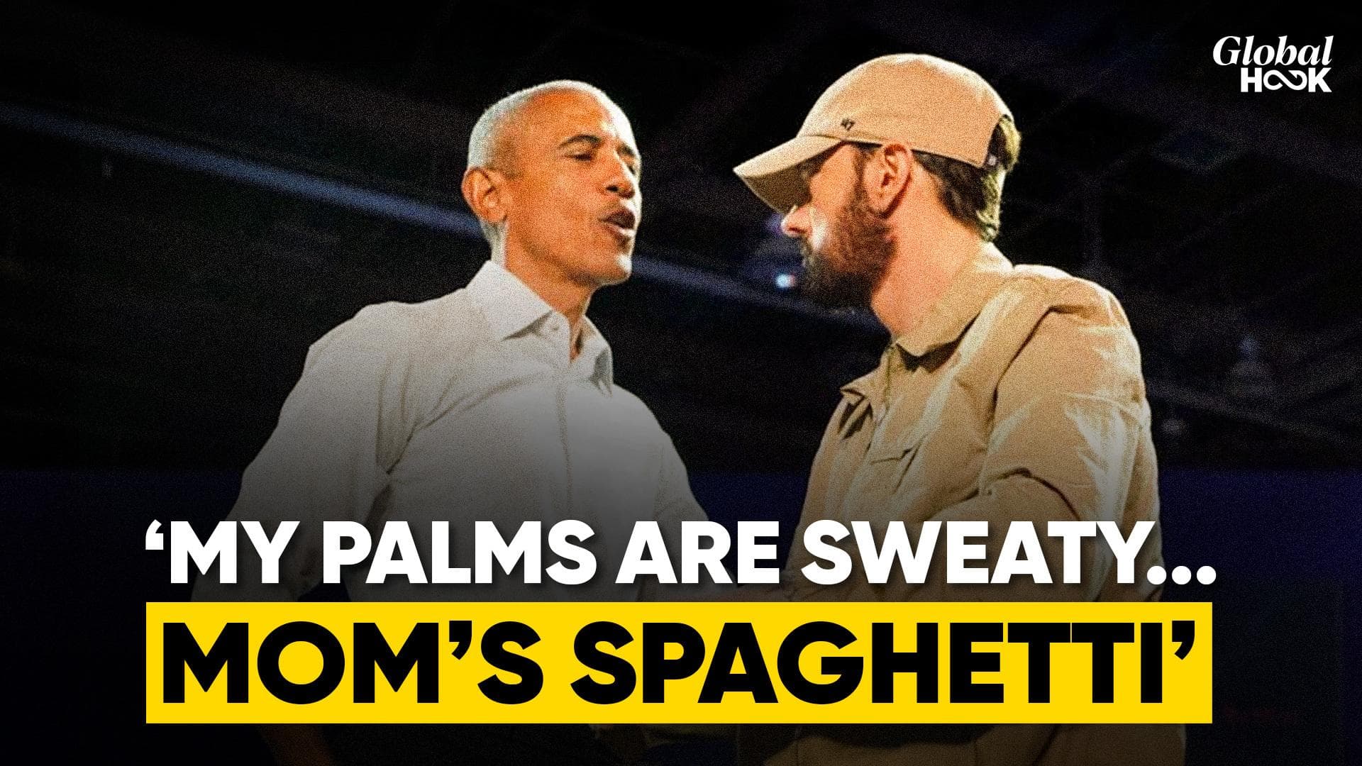 Obama Raps At Michigan Rally After Rapper Eminem Introduces Former President In Detroit