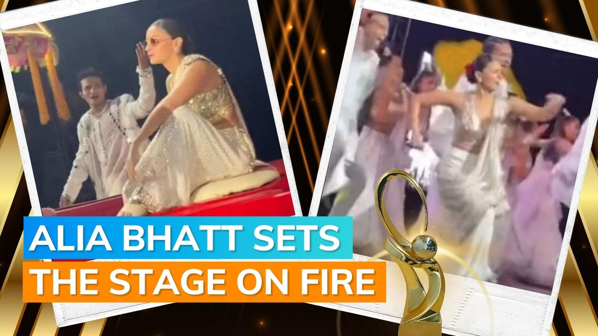 Zee Cine 2023: Alia Bhatt performs on ‘RRR’s song ‘Naatu Naatu’: watch