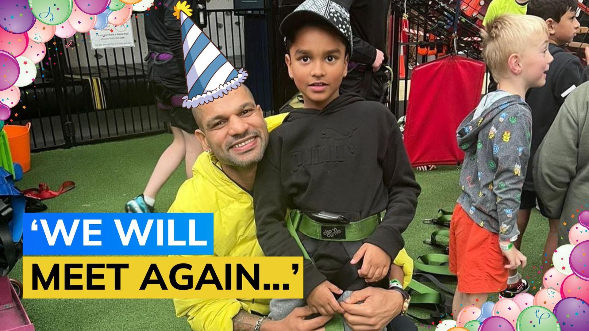 Shikhar Dhawan pens down emotional birthday wish for son Zoravar, post goes viral