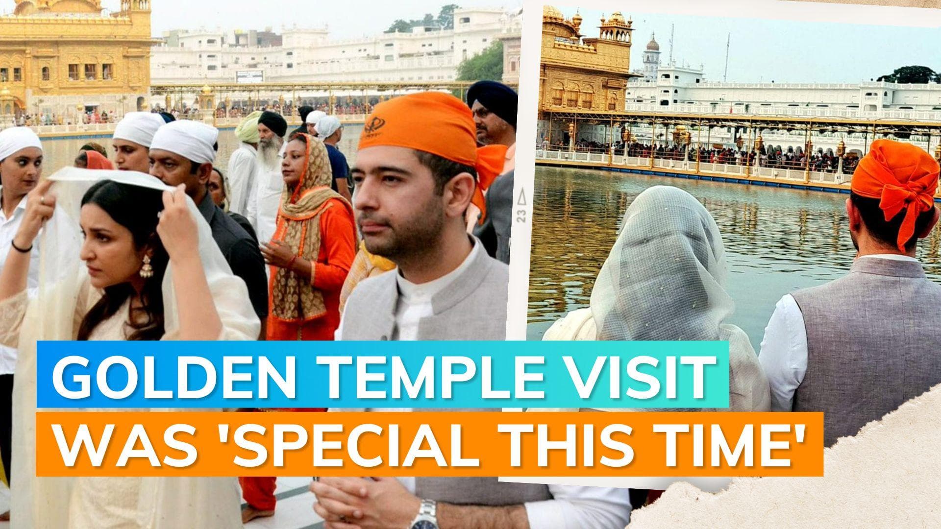 Parineeti Chopra and Raghav Chadha's video from Golden temple goes viral