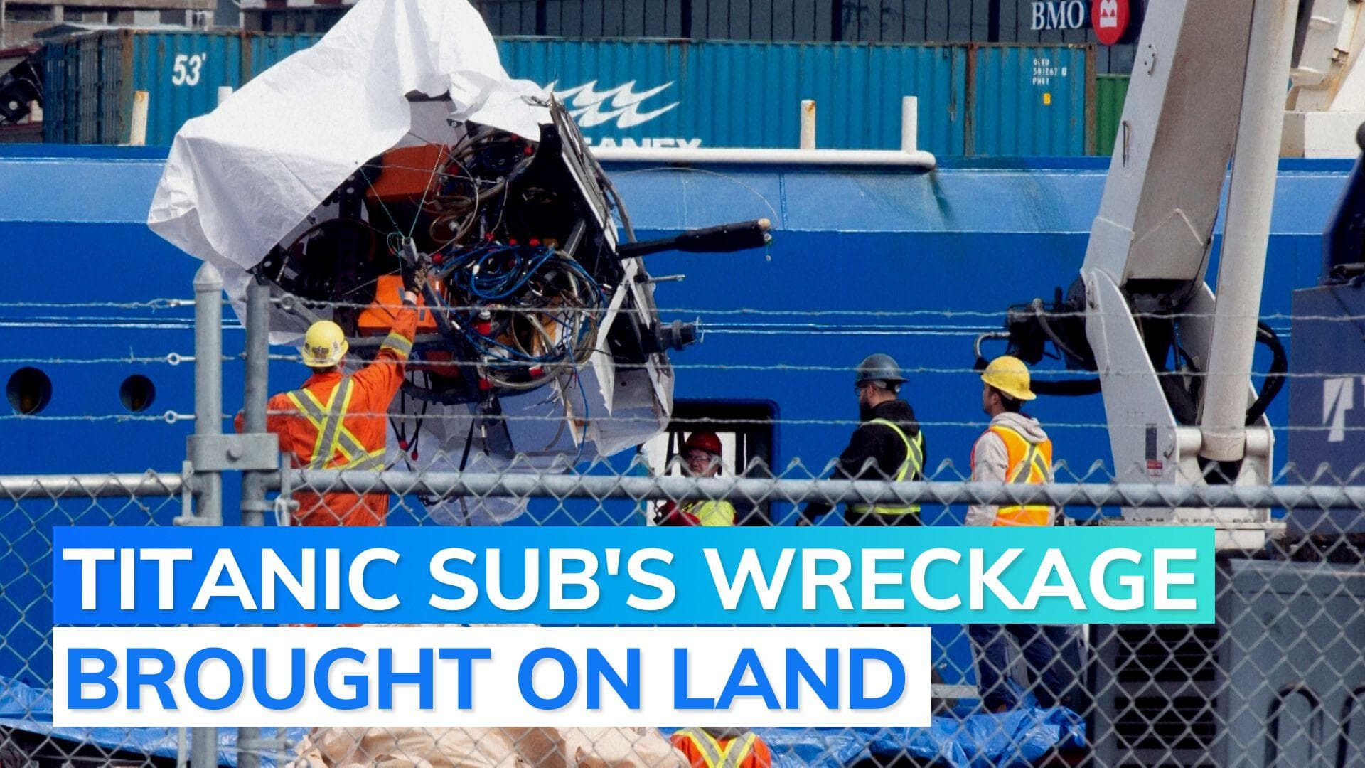 Titanic submersible: possible human remains found, says US Coast Guard