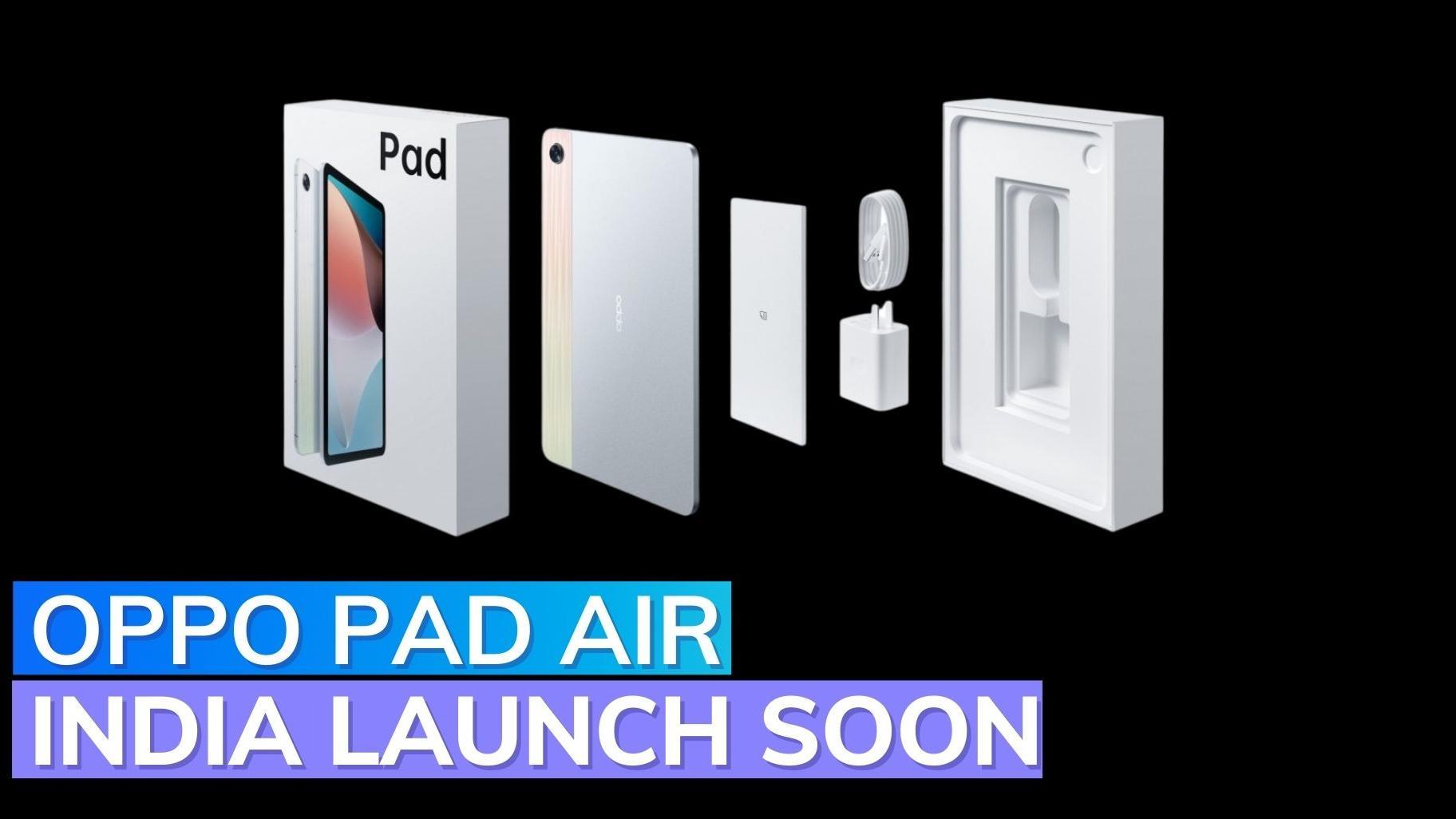 Oppo Pad Air to launch in India soon