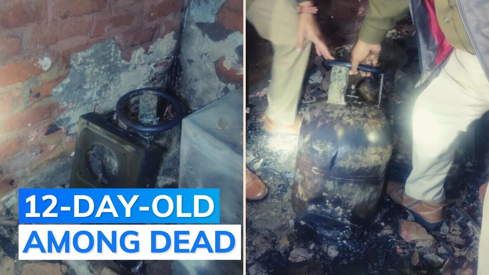 Cylinder explosion leaves two children, including newborn dead in Noida